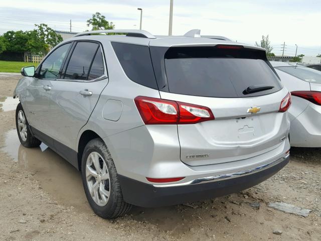 3GNAXMEV0JS592447 - 2018 CHEVROLET EQUINOX PR SILVER photo 3