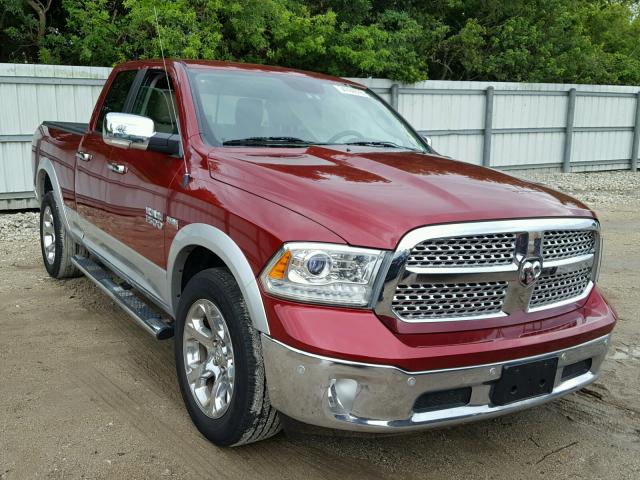 1C6RR7JT2ES310331 - 2014 RAM 1500 LARAM RED photo 1