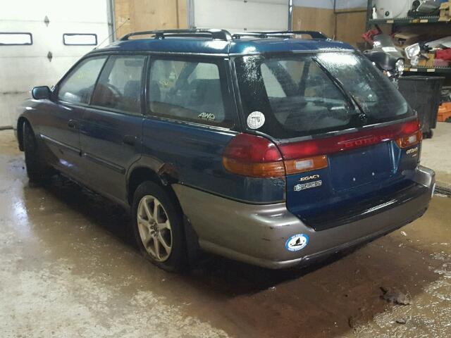 4S3BG6853W7643370 - 1998 SUBARU LEGACY 30T GREEN photo 3