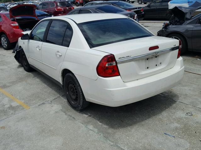 1G1ZS58F57F119847 - 2007 CHEVROLET MALIBU LS WHITE photo 3