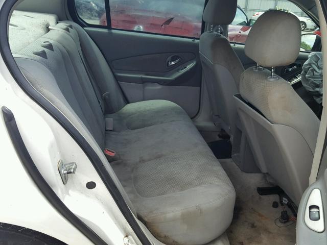 1G1ZS58F57F119847 - 2007 CHEVROLET MALIBU LS WHITE photo 6
