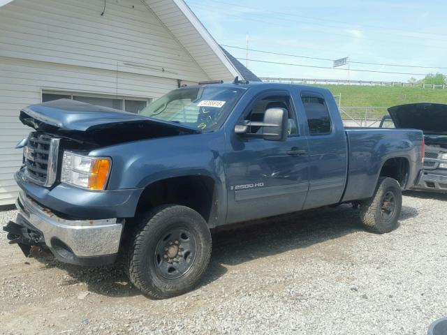 1GTHK29K27E603719 - 2007 GMC SIERRA K25 BLUE photo 2