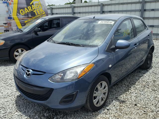 JM1DE1KY9E0176936 - 2014 MAZDA MAZDA2 SPO 蓝色 照片 2