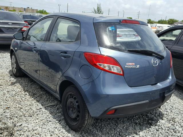 JM1DE1KY9E0176936 - 2014 MAZDA MAZDA2 SPO 蓝色 照片 3