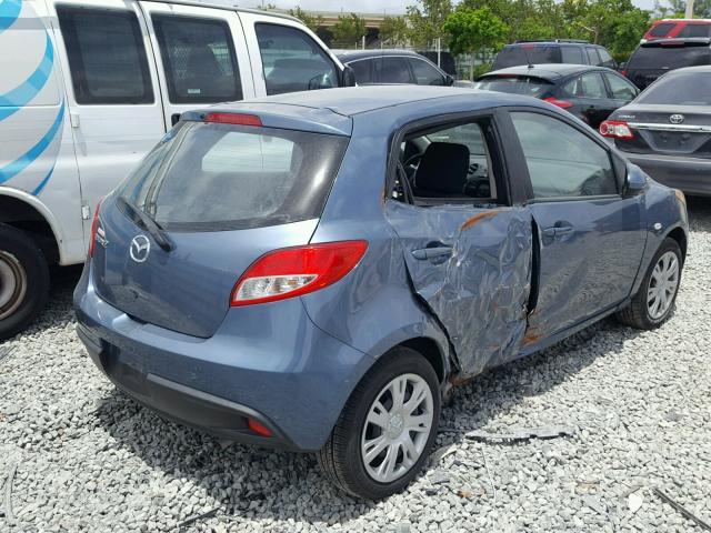 JM1DE1KY9E0176936 - 2014 MAZDA MAZDA2 SPO BLUE photo 4