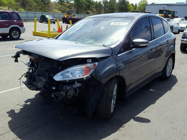 1FADP5BU0DL544079 - 2013 FORD C-MAX SEL GRAY photo 2