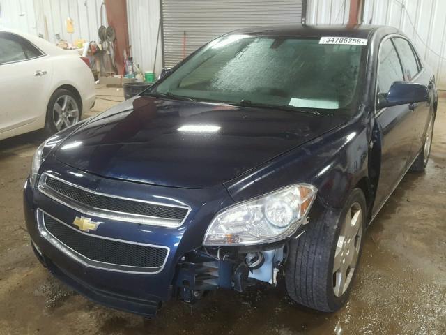 1G1ZJ57738F192424 - 2008 CHEVROLET MALIBU 2LT BLUE photo 2