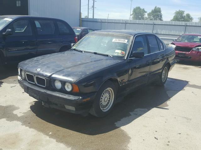 WBAHD6321SGK80168 - 1995 BMW 5 SERIES BLACK photo 2
