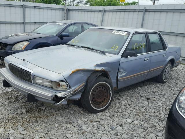 1G4AG5544T6418972 - 1996 BUICK CENTURY SP BLUE photo 2