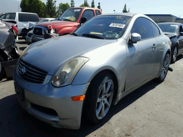 JNKCV54EX3M212725 - 2003 INFINITI G35 GRAY photo 2