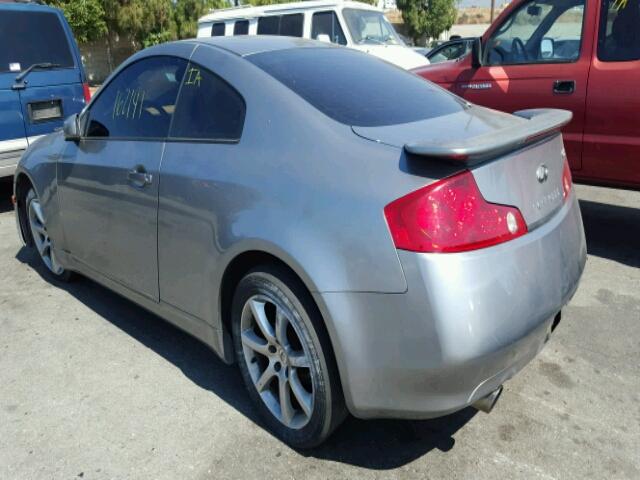 JNKCV54EX3M212725 - 2003 INFINITI G35 GRAY photo 3