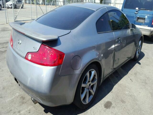 JNKCV54EX3M212725 - 2003 INFINITI G35 GRAY photo 4