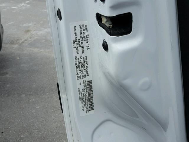 ZFBERFAT5G6B27881 - 2016 RAM PROMASTER 白色 照片 10