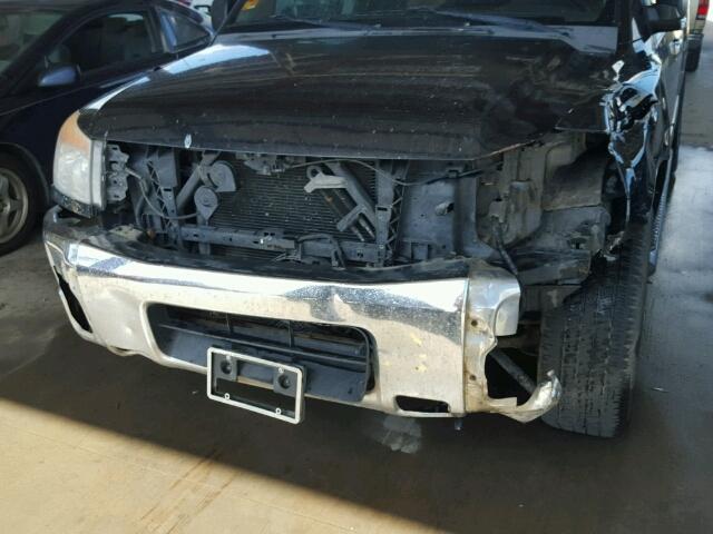 1N6BA07D38N328684 - 2008 NISSAN TITAN XE/S BLACK photo 9