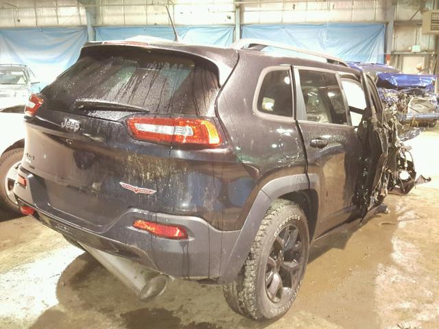 1C4PJMBB1EW212329 - 2014 JEEP CHEROKEE T BLACK photo 4