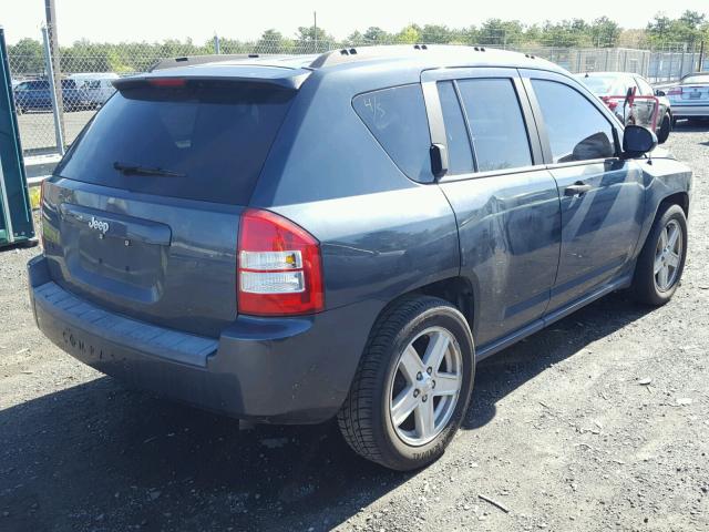 1J8FF47W57D213774 - 2007 JEEP COMPASS GREEN photo 4