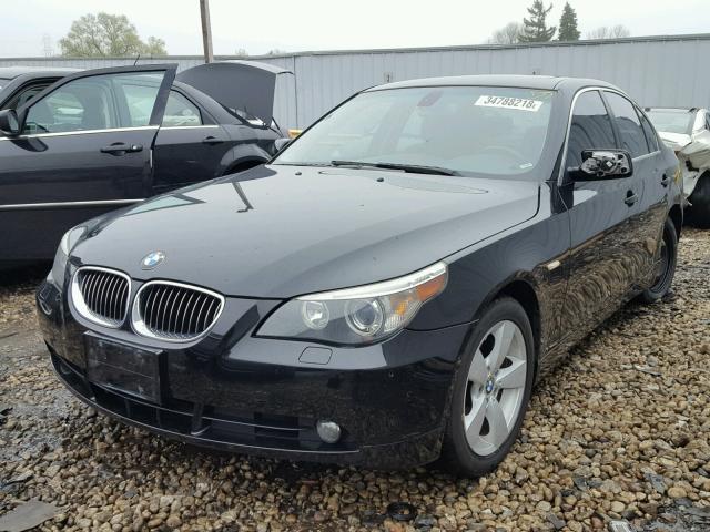WBANF33567CW70395 - 2007 BMW 525 XI Սև լուսանկար 2