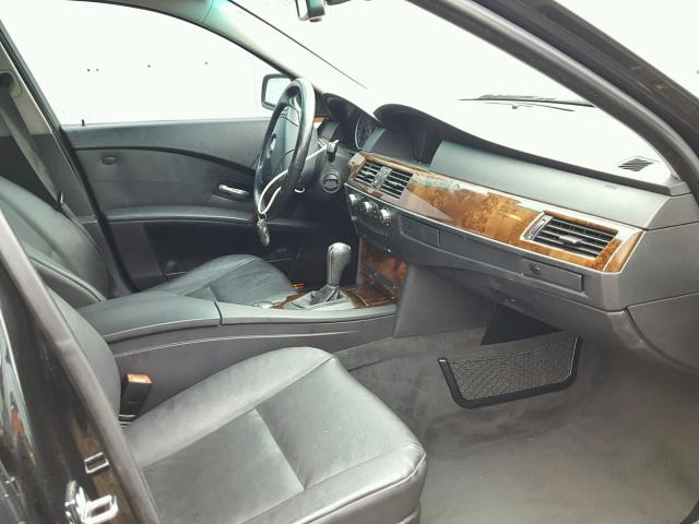 WBANF33567CW70395 - 2007 BMW 525 XI Սև լուսանկար 5