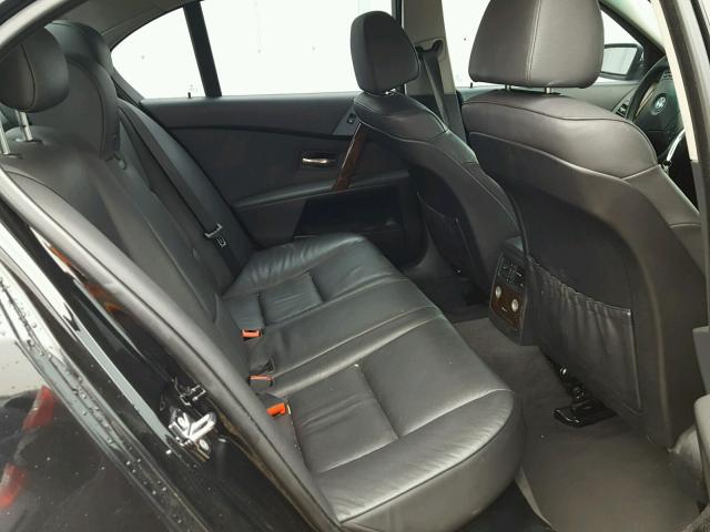 WBANF33567CW70395 - 2007 BMW 525 XI Սև լուսանկար 6