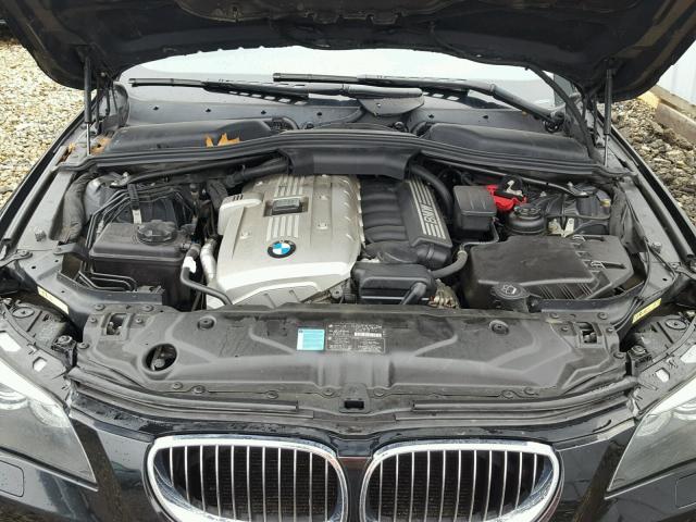 WBANF33567CW70395 - 2007 BMW 525 XI Սև լուսանկար 7