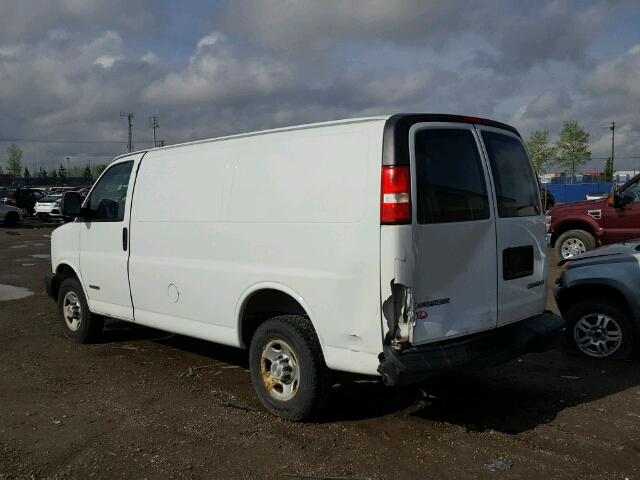 1GCGG25V961249488 - 2006 CHEVROLET EXPRESS G2 WHITE photo 3