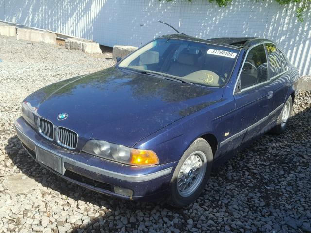 WBADD6328VBW27589 - 1997 BMW 528 I AUTO BLUE photo 2