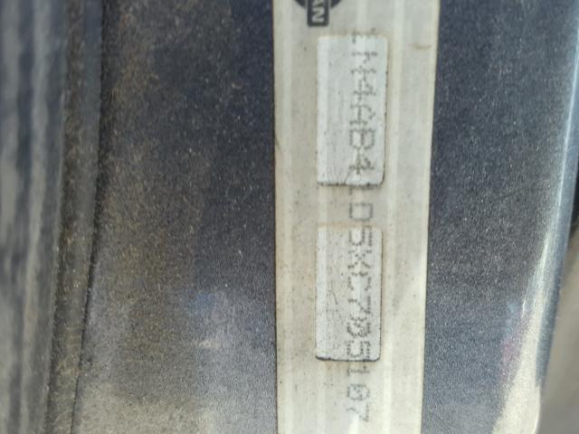 1N4AB41D5XC705107 - 1999 NISSAN SENTRA BAS GRAY photo 10