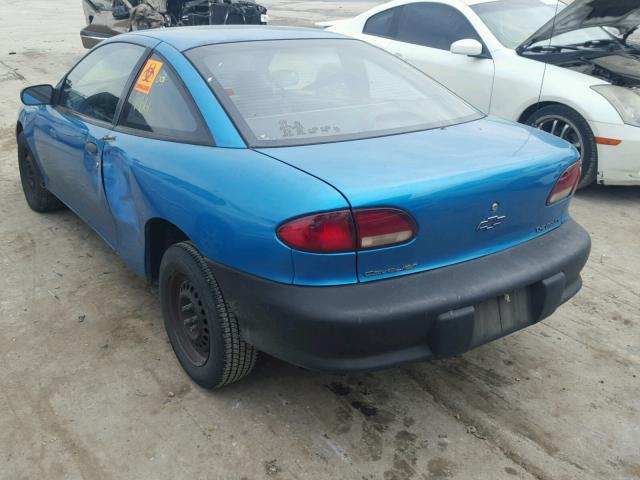 1G1JC1245W7241000 - 1998 CHEVROLET CAVALIER B BLUE photo 3