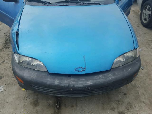 1G1JC1245W7241000 - 1998 CHEVROLET CAVALIER B BLUE photo 7