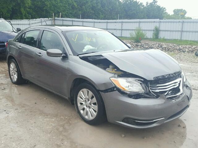 1C3CCBAB6DN558383 - 2013 CHRYSLER 200 LX GRAY photo 1