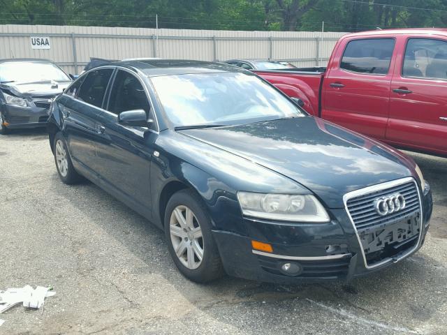 WAUAH74F46N122552 - 2006 AUDI A6 3.2 GREEN photo 1