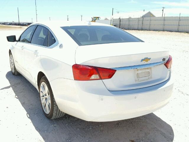 2G11Y5SL6E9256862 - 2014 CHEVROLET IMPALA LS WHITE photo 3