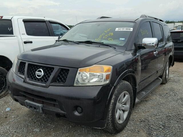 5N1BA0ND0BN621368 - 2011 NISSAN ARMADA SV BLACK photo 2