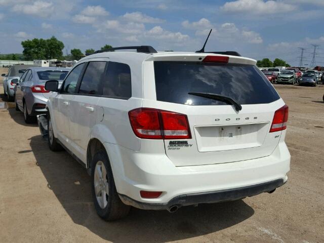 3C4PDDBG1CT289725 - 2012 DODGE JOURNEY SX WHITE photo 3