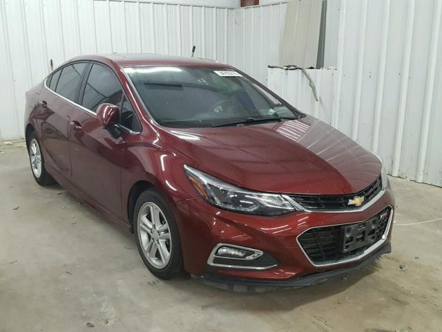 1G1BE5SM0G7307301 - 2016 CHEVROLET CRUZE LT MAROON photo 1