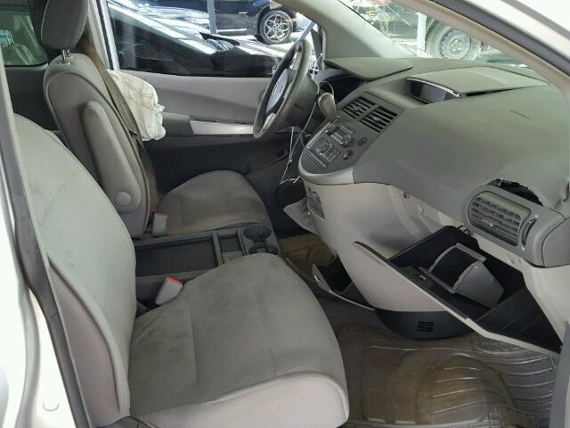 5N1BV28U08N115723 - 2008 NISSAN QUEST S SILVER photo 5