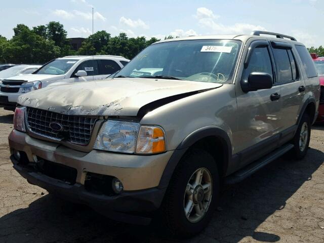 1FMZU73W63ZA78587 - 2003 FORD EXPLORER X TAN photo 2