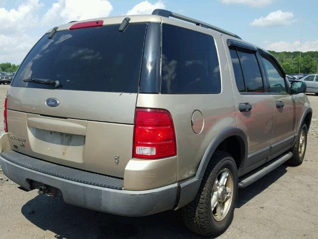 1FMZU73W63ZA78587 - 2003 FORD EXPLORER X TAN photo 4