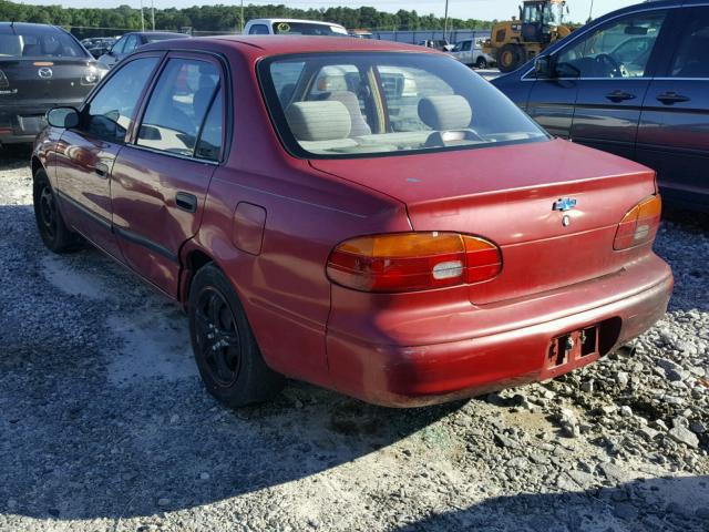 1Y1SK52861Z417604 - 2001 CHEVROLET GEO PRIZM RED photo 3