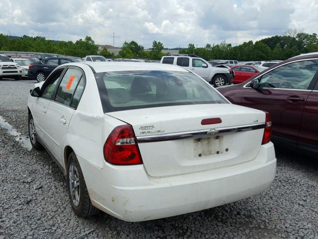 1G1ZS58F37F127171 - 2007 CHEVROLET MALIBU LS 白色 照片 3