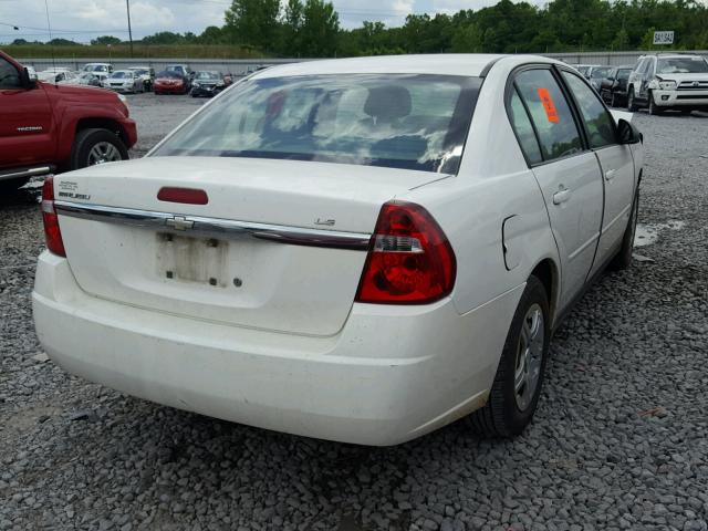 1G1ZS58F37F127171 - 2007 CHEVROLET MALIBU LS 白色 照片 4