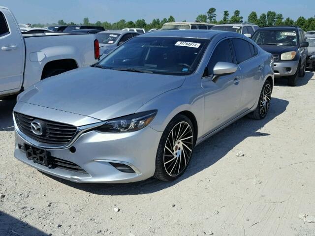 JM1GJ1T51G1432710 - 2016 MAZDA 6 TOURING SILVER photo 2