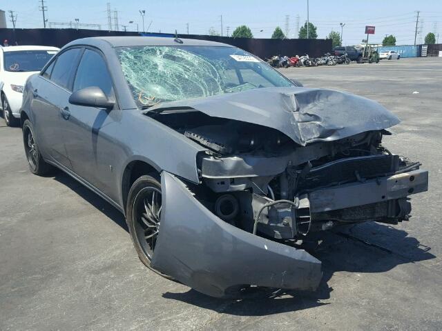 1G2ZG57B284236293 - 2008 PONTIAC G6 BASE GRAY photo 1