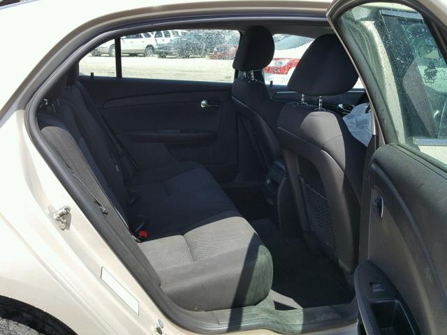 1G1ZC5E14BF370289 - 2011 CHEVROLET MALIBU 1LT TAN photo 6