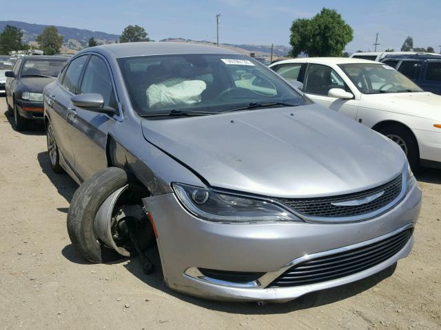 1C3CCCAB6FN657200 - 2015 CHRYSLER 200 LIMITE GRAY photo 1