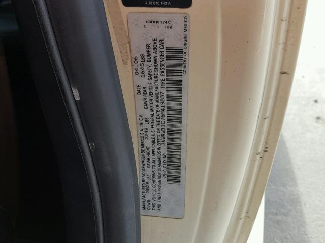 3VWRW31C76M419837 - 2006 VOLKSWAGEN NEW BEETLE Ağ foto 10