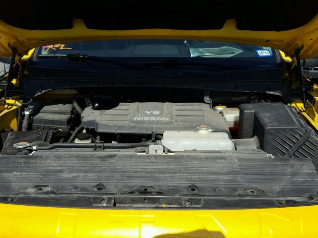 1N6AA1F48GN507580 - 2016 NISSAN TITAN XD S YELLOW photo 7