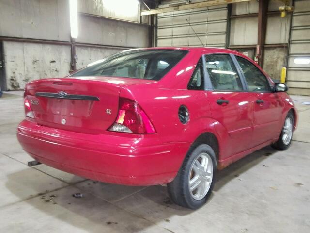 1FAFP34343W232913 - 2003 FORD FOCUS SE C RED photo 4