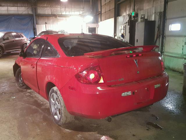1G2AS18H497136963 - 2009 PONTIAC G5 RED photo 3