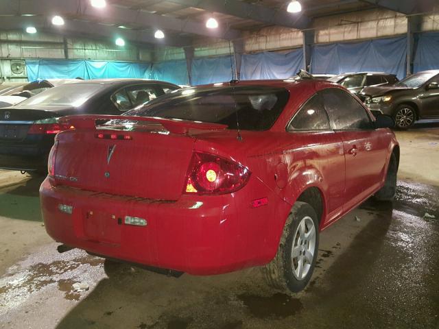 1G2AS18H497136963 - 2009 PONTIAC G5 RED photo 4